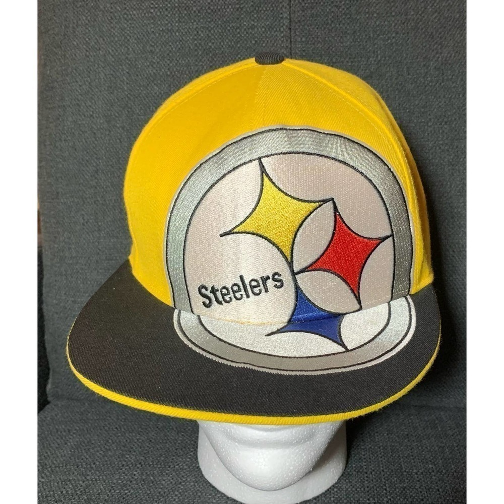 Pittsburgh Steelers NFL Sz 7 3/8 Reebok Vintage Collection Hat Baseball Cap EUC